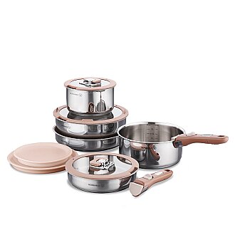 Korkmaz Verso 12 Parça Mocha Tencere Seti A2790-1 - Korkmaz (1)