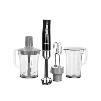 Korkmaz Vertex Mega Inox/Siyah Blender Set A445 - Korkmaz