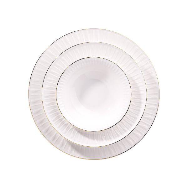 Korkmaz Viyana Collection 53 Parça Gold Yemek Takımı A9871 - 2