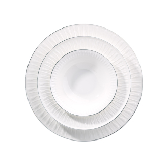 Korkmaz Viyana Collection 53 Parça Platin Yemek Takımı A9872 - 2