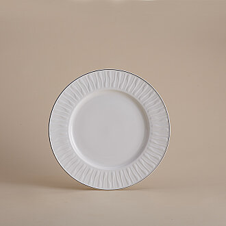 Korkmaz Viyana Collection 53 Parça Platin Yemek Takımı A9872 - Korkmaz (1)
