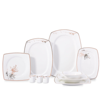 Korkmaz Zena Collection 60 Parça Yemek Takımı A8093 - Korkmaz