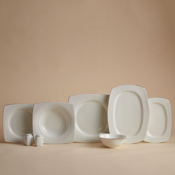 Korkmaz Zena Collection Gold 28 Parça Yemek Takımı A8087 - 1