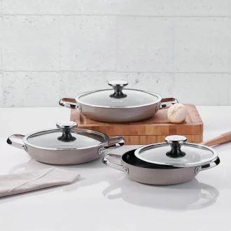 Korkmaz Zeta 6 Parça Bej Omlet Set A1356 - Korkmaz (1)