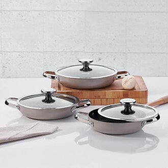 Korkmaz Zeta 6 Parça Bej Omlet Set A1356 - Korkmaz (1)