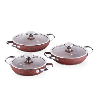 Korkmaz Zeta 6 Parça Kiremit Omlet Set A1356-5 - Korkmaz