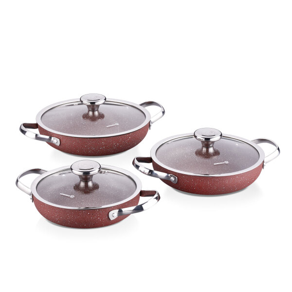 Korkmaz Zeta 6 Parça Kiremit Omlet Set A1356-5 - 1