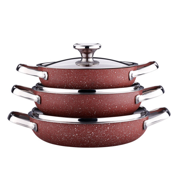 Korkmaz Zeta 6 Parça Kiremit Omlet Set A1356-5 - 2